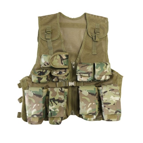 Kombat UK Kids Assault Vest (ATP), Kombat UK kids Assault Tactical Vest - constructed out of durable 600D Tac-Poly, with plenty of pockets to hold all the essentials